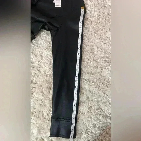 White House Black Market black womens coated denim dress - Picture 10 of 16